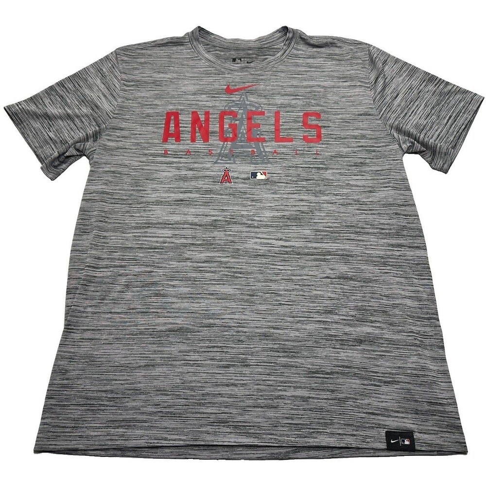 Nike Dri-Fit MLB Los Angeles Angels Performance Practice Shirt Large NKM5-06G